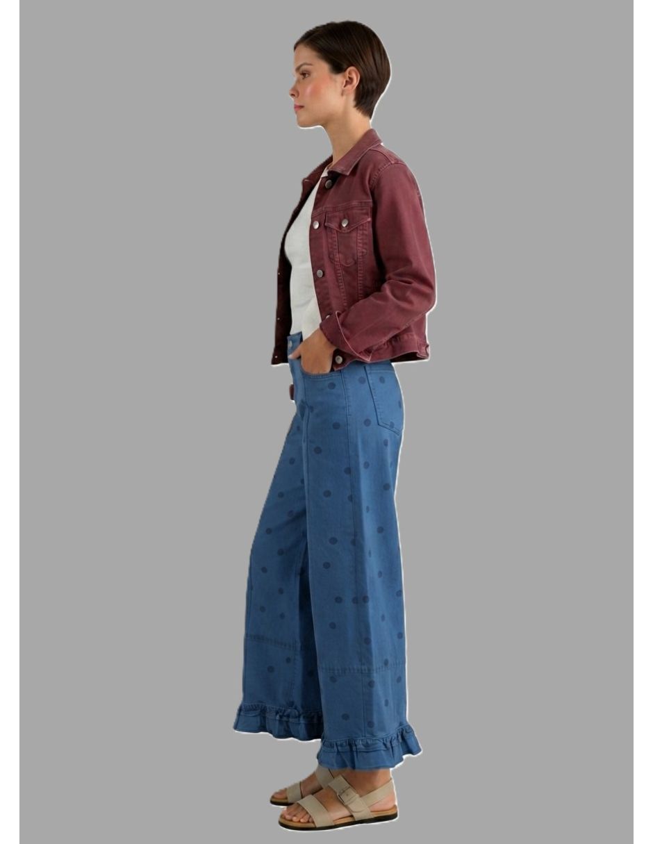 Jeans relaxed amplio para mujer 5