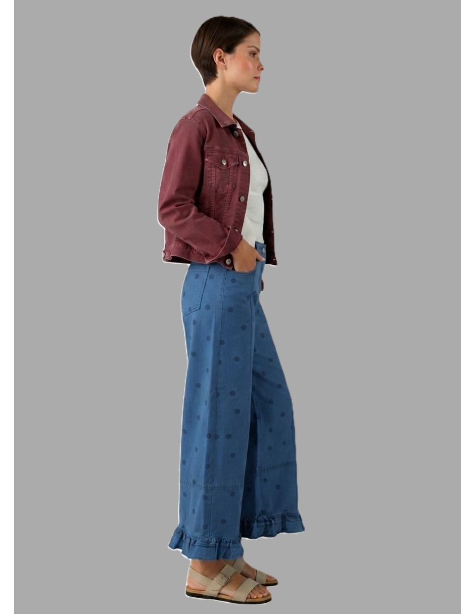 Jeans relaxed amplio para mujer 3