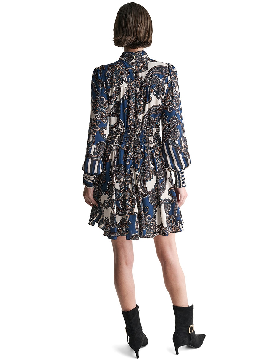 Vestido arriba rodilla casual para mujer 2