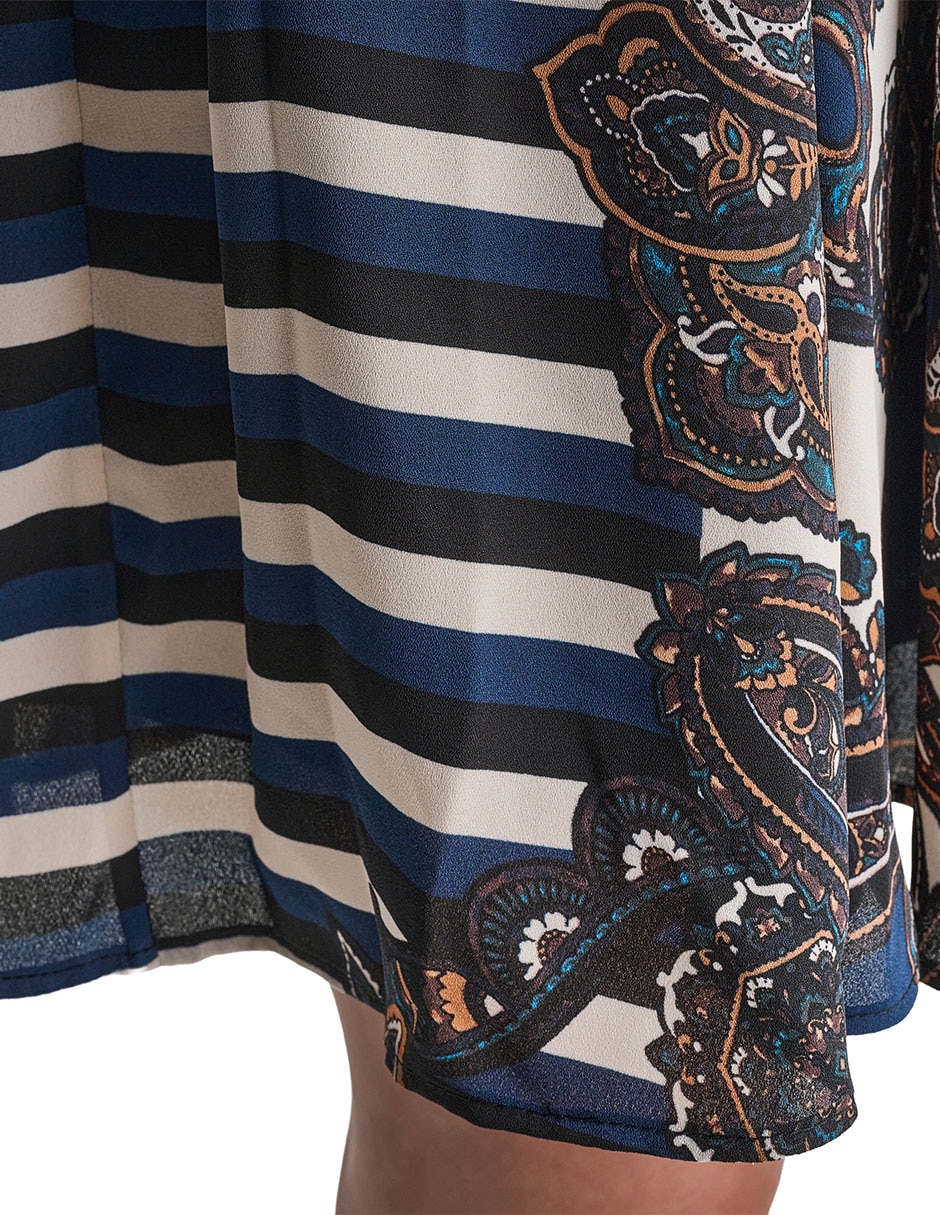 Vestido arriba rodilla casual para mujer 5