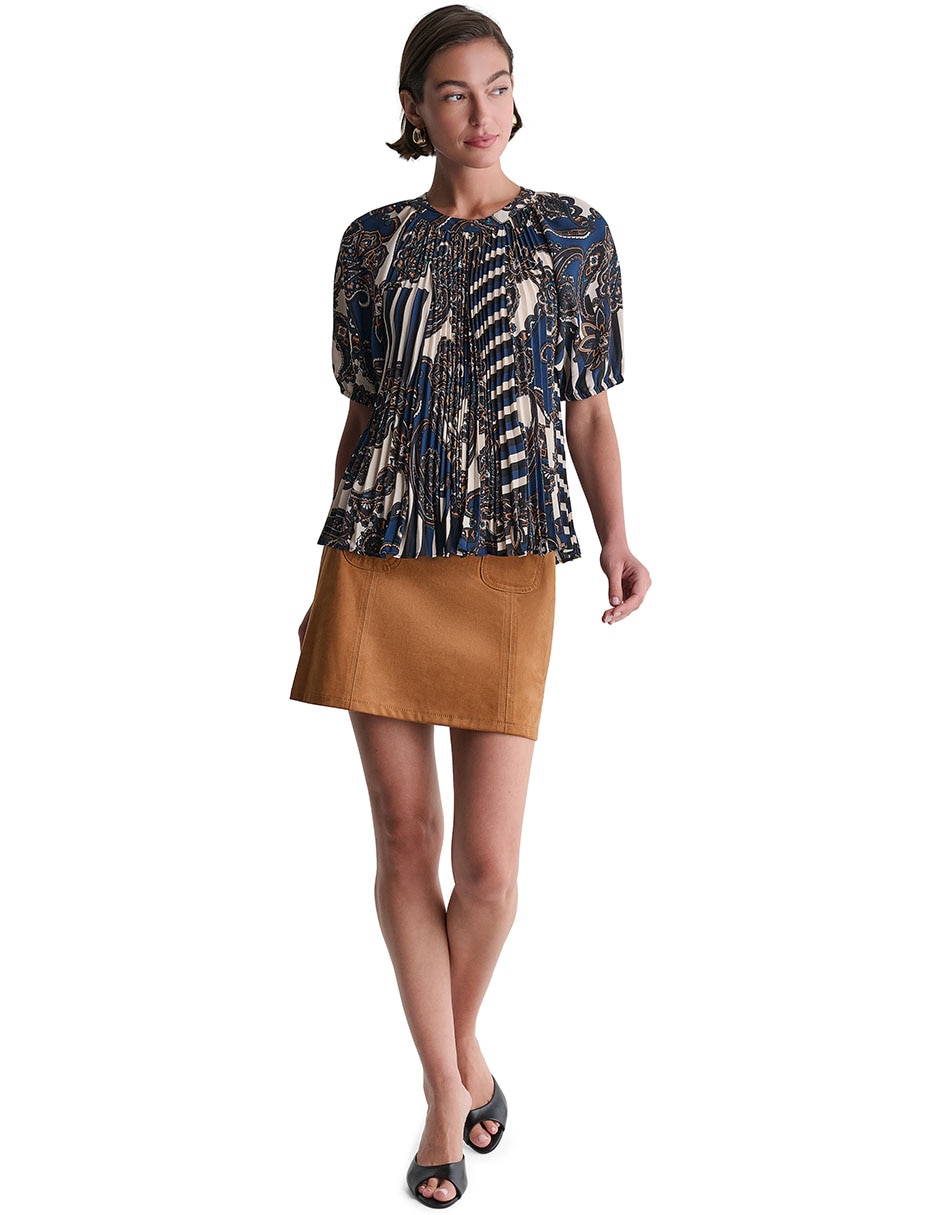 Vestido arriba rodilla casual para mujer 3
