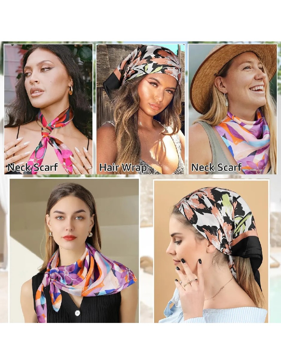 Kit Pashmina de seda para mujer 3