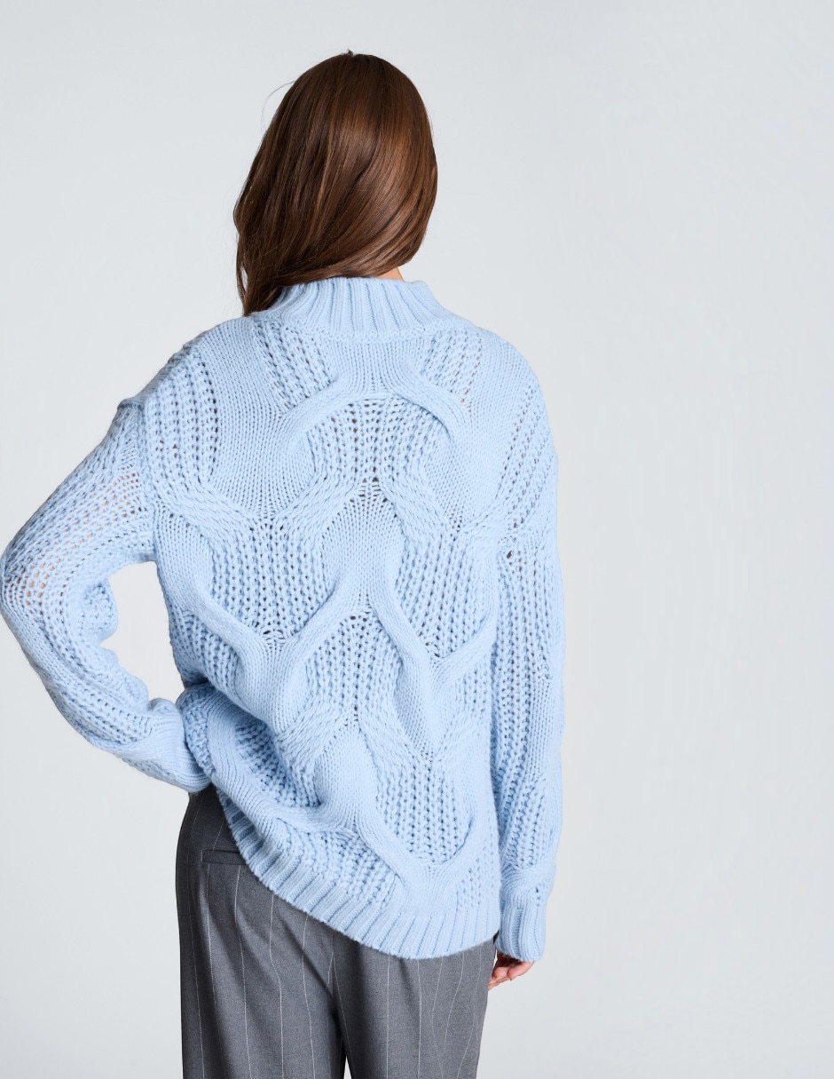 Suéter cuello alto para mujer 4