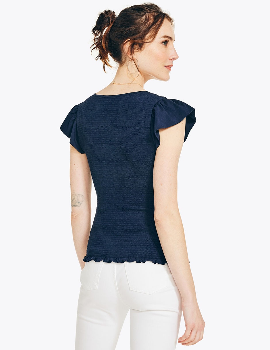 Blusa manga corta para mujer 5