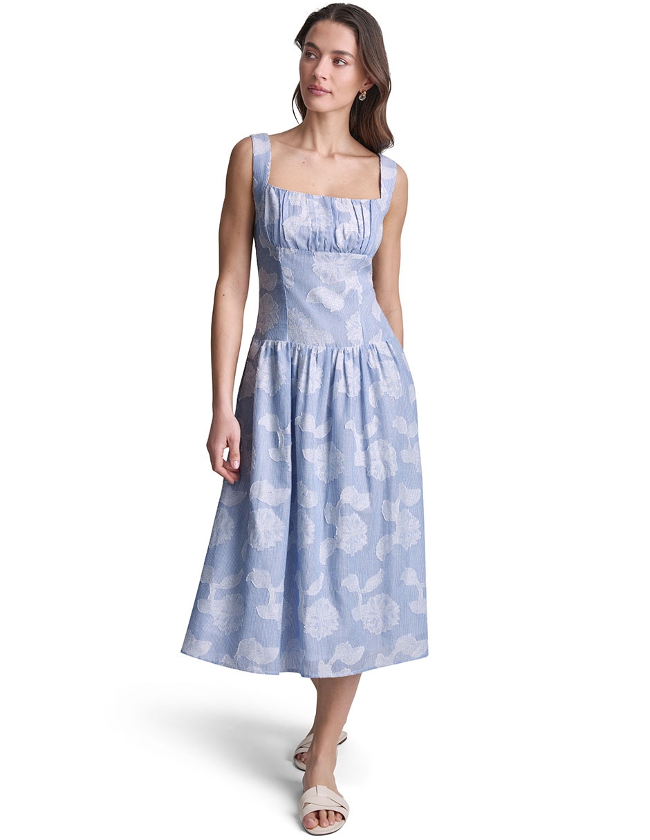 Vestido midi casual para mujer Vestido midi casual para mujer