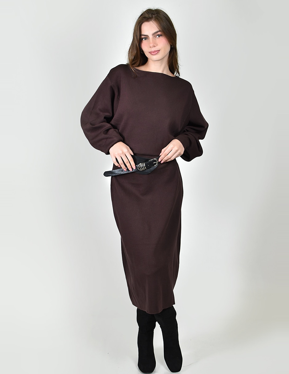Vestido midi casual para mujer Vestido midi casual para mujer