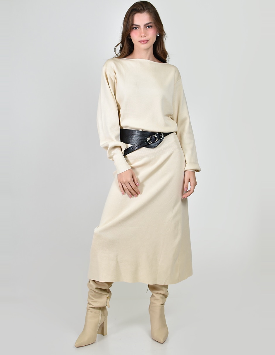 Vestido midi casual para mujer Vestido midi casual para mujer