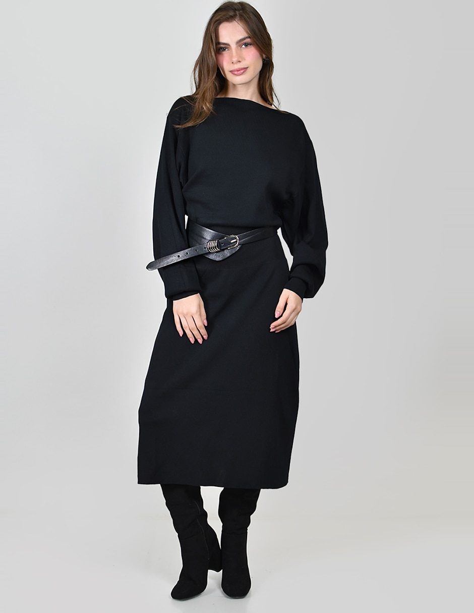 Vestido midi casual para mujer Vestido midi casual para mujer