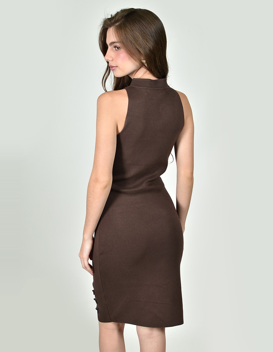 Vestido a la rodilla casual para mujer 4