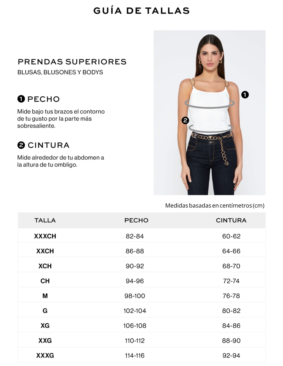 Blusa allure glam day manga corta para mujer 5