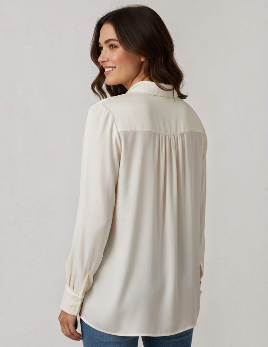 Blusa camisera marsel manga larga para mujer 3