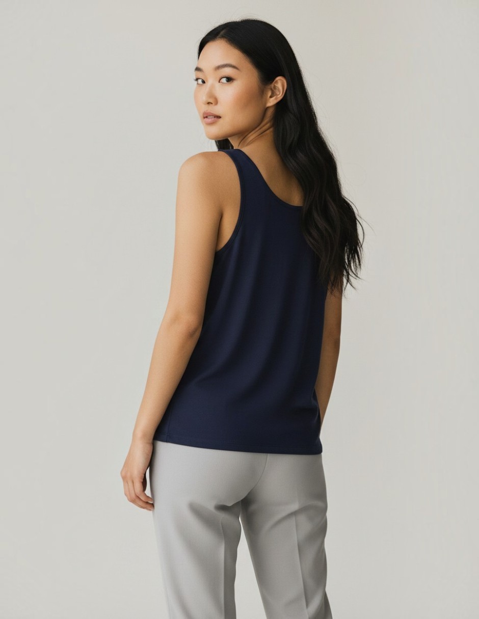 Blusa marsel sin manga para mujer 2