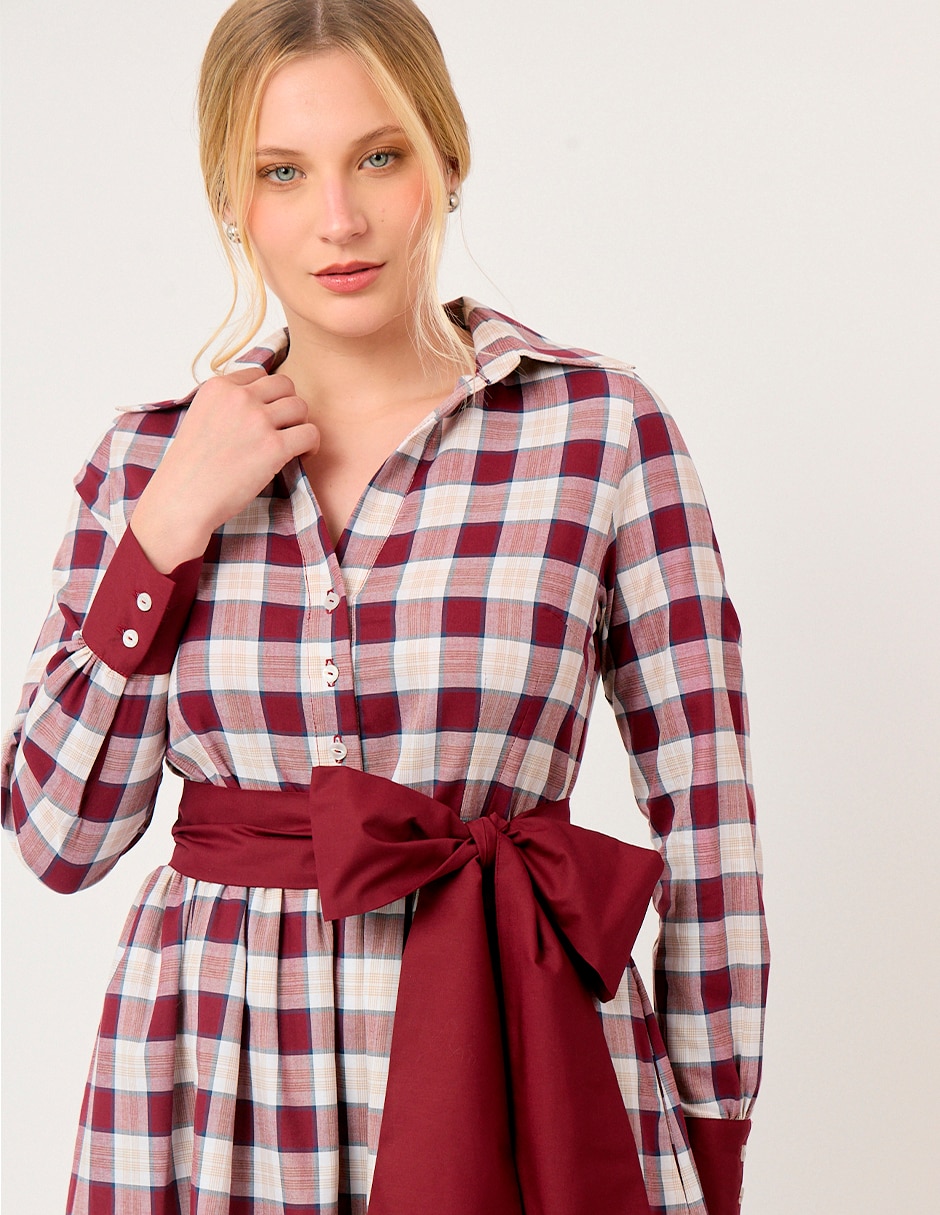 Vestido midi de fiesta forest para mujer 7