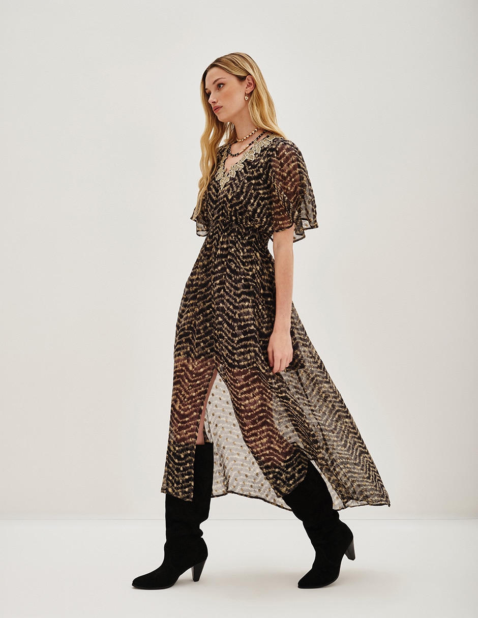 Vestido largo casual para mujer 2