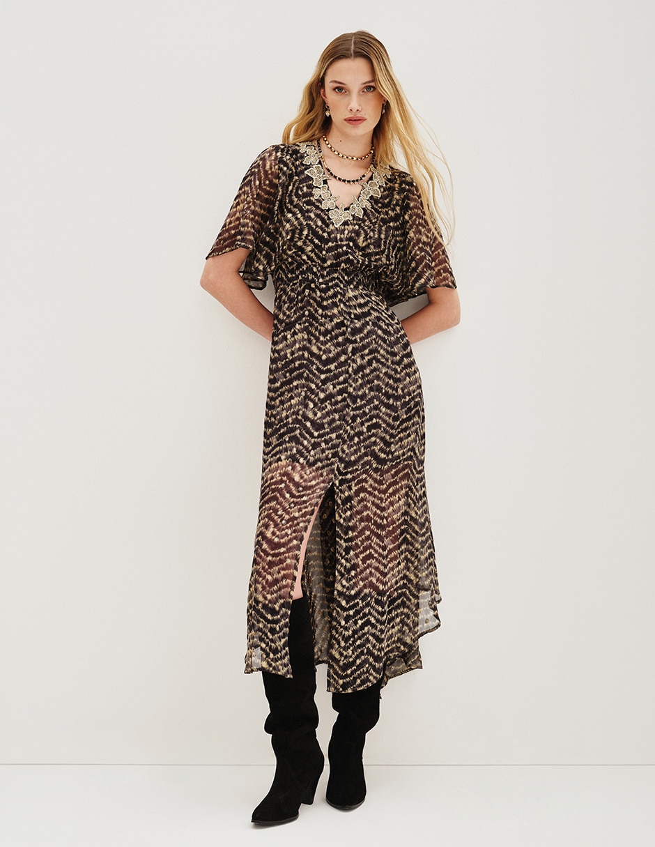 Vestido largo casual para mujer 5