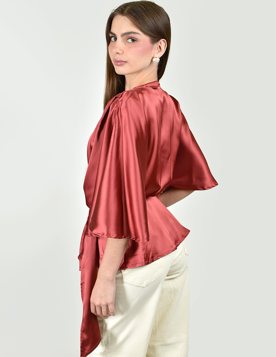 Blusa manga corta para mujer 4
