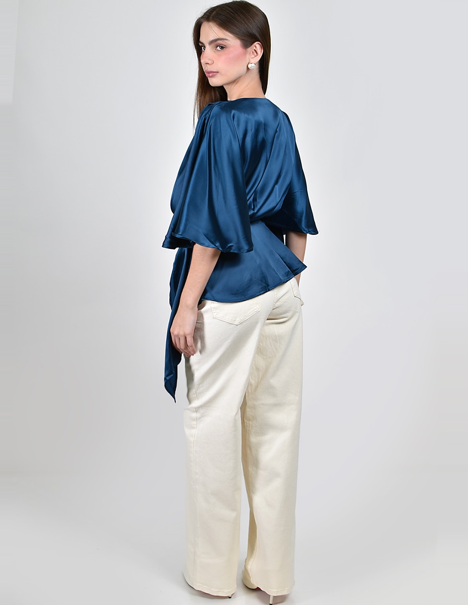 Blusa manga corta para mujer 5