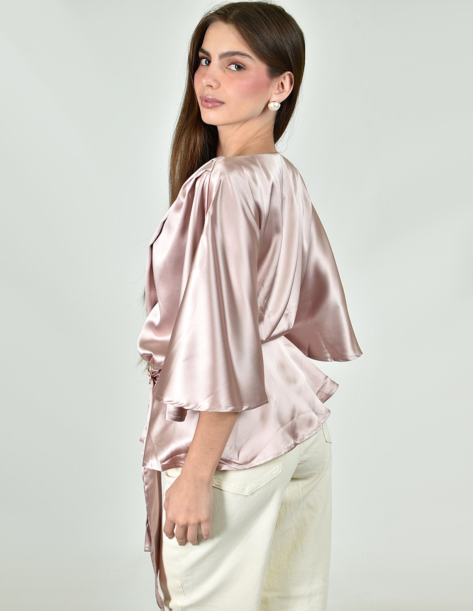 Blusa manga corta para mujer 5