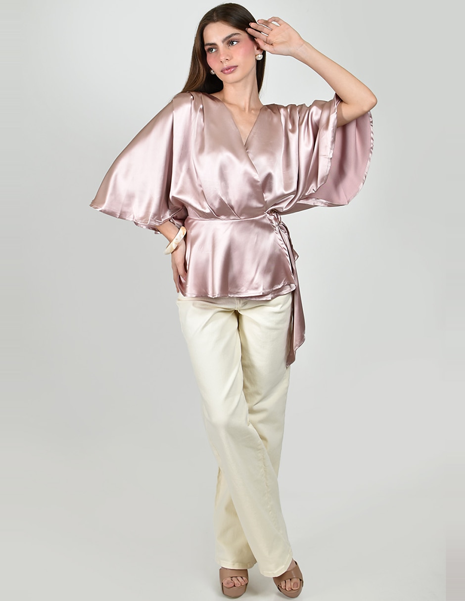 Blusa manga corta para mujer 7