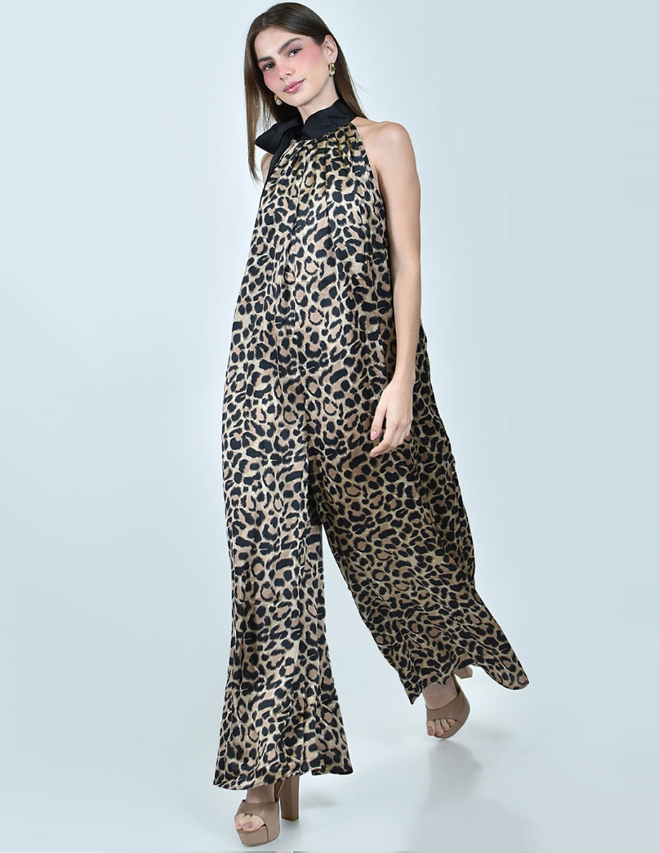 Jumpsuit casual estampado animal print para mujer 7
