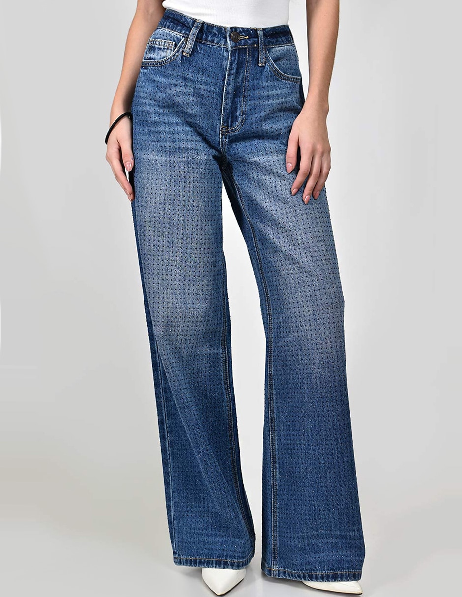 Jeans straight cintura alta para mujer Jeans straight cintura alta para mujer