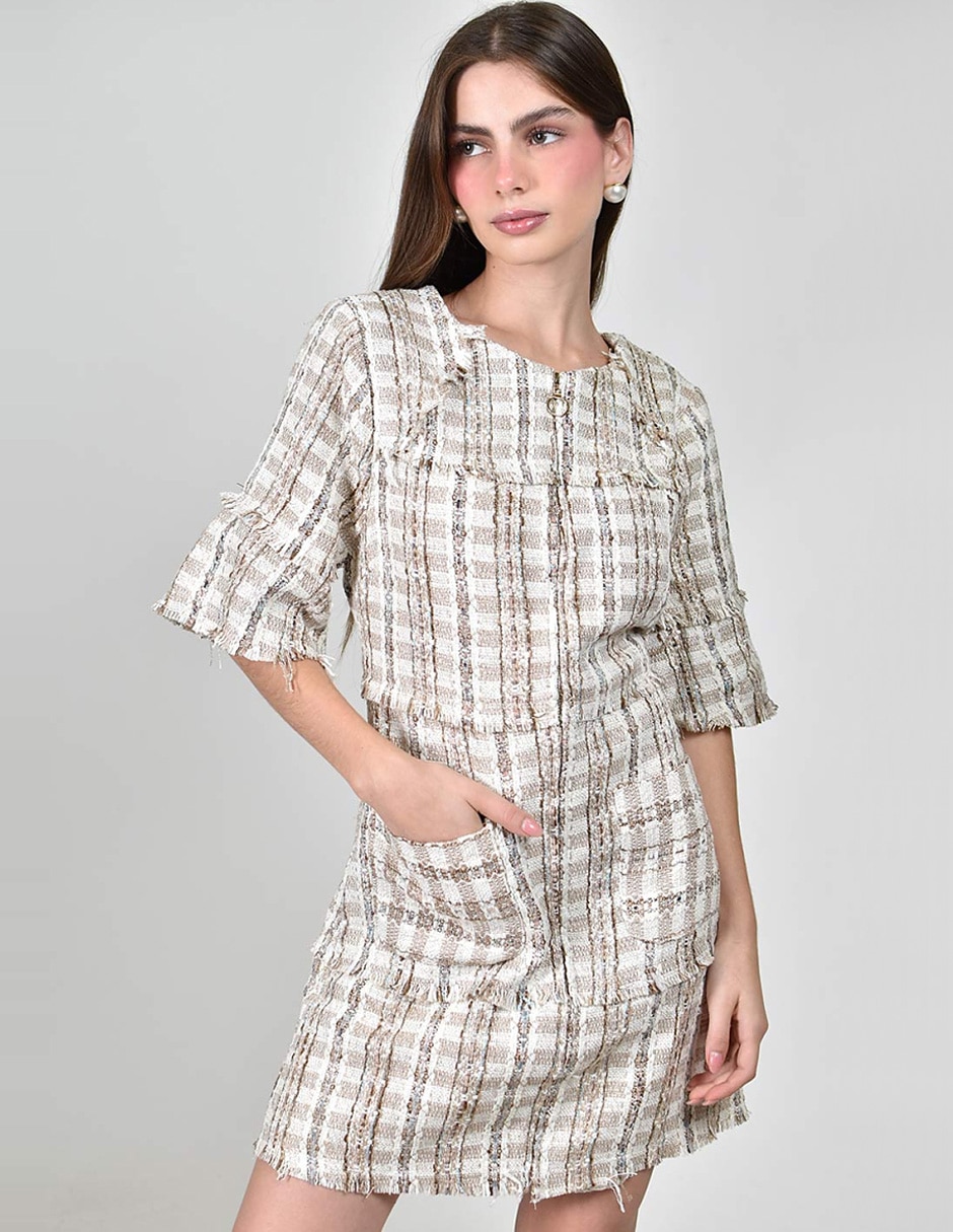Vestido corto casual para mujer