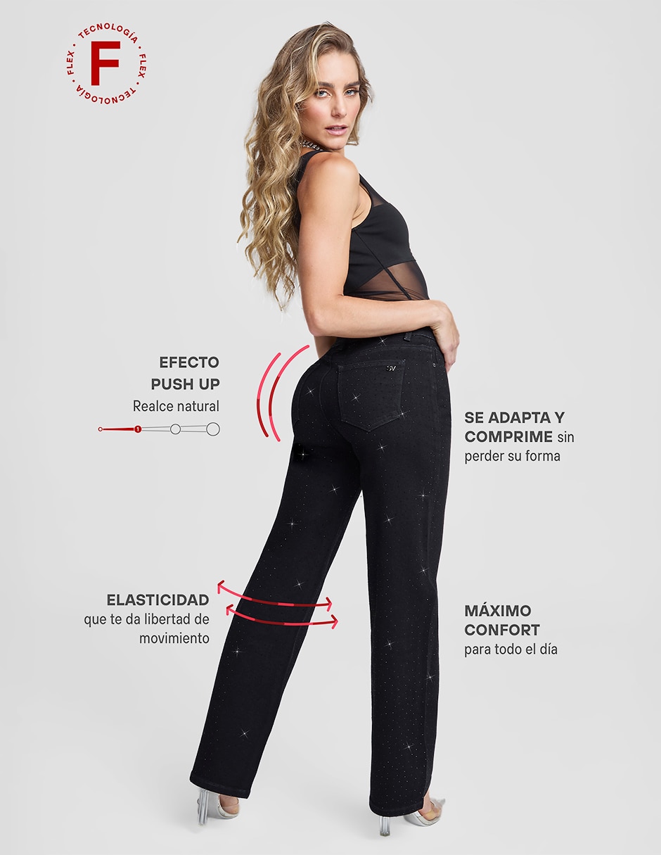 Jeans straight para mujer