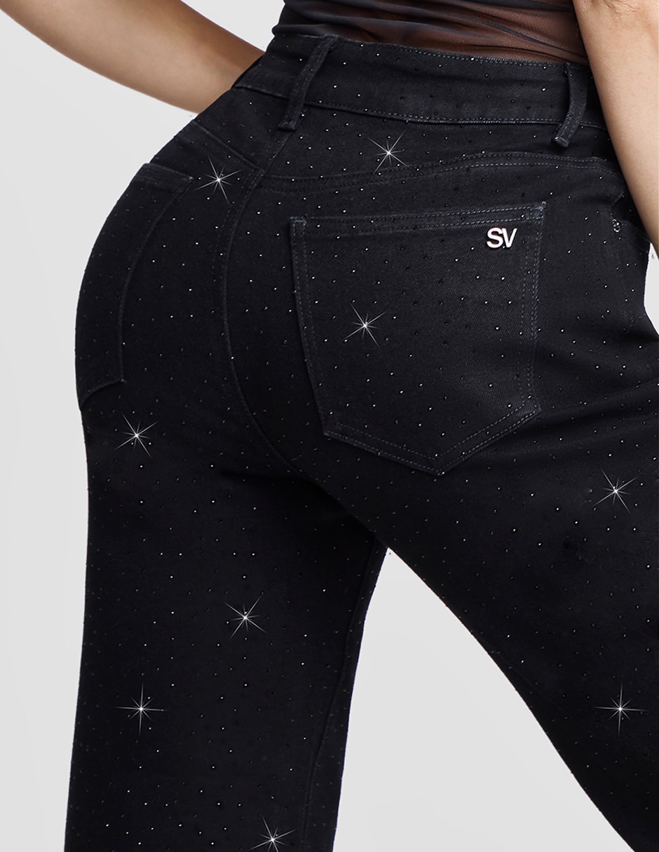 Jeans straight para mujer 6