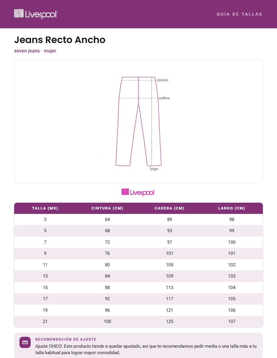Jeans straight para mujer 8