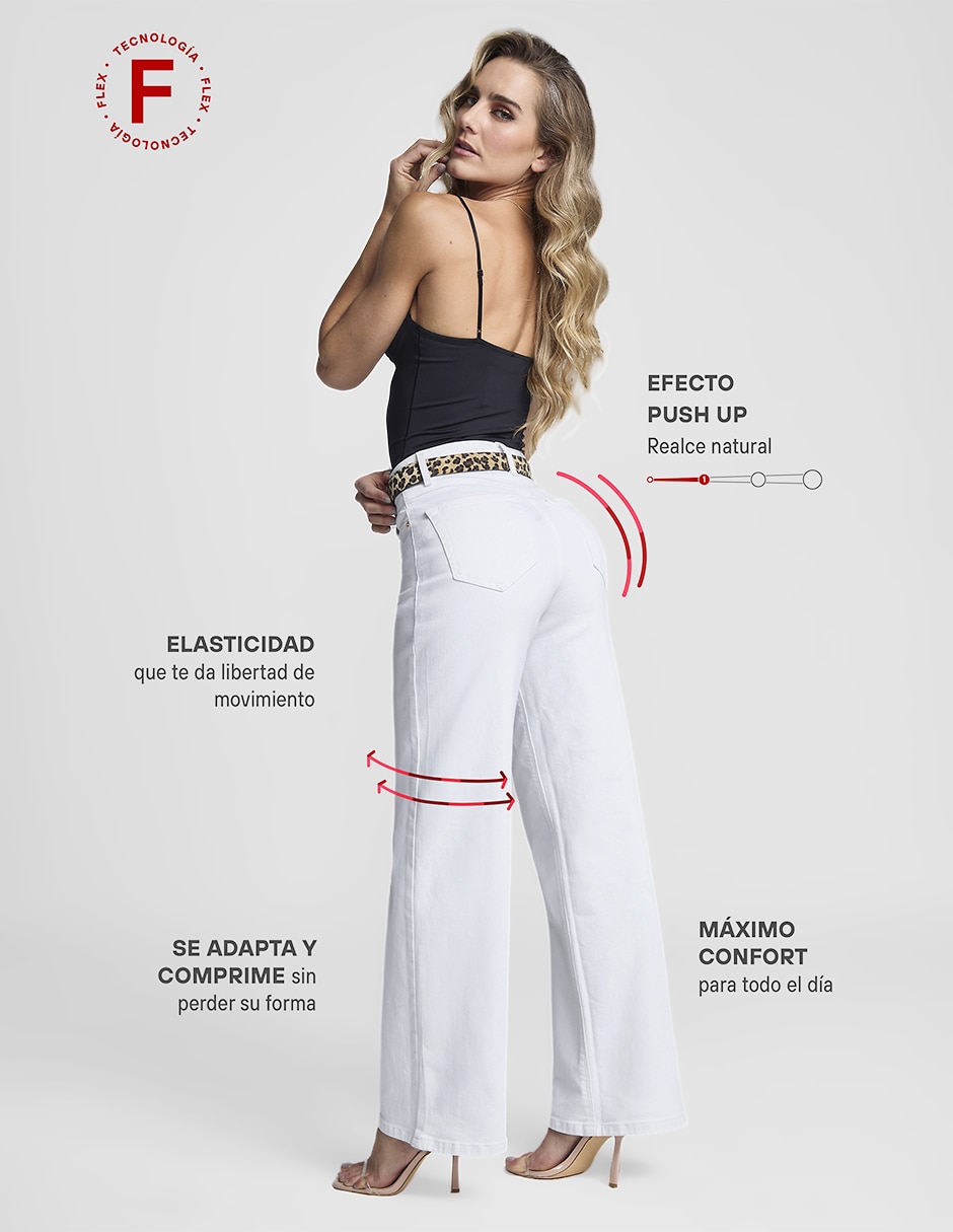 Jeans straight para mujer