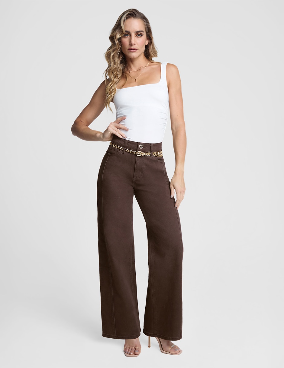 Jeans wide leg para mujer