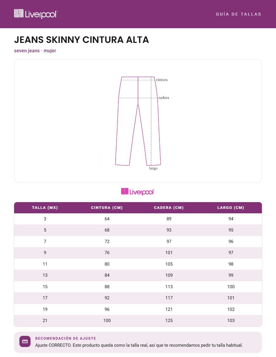 Jeans skinny para mujer 8