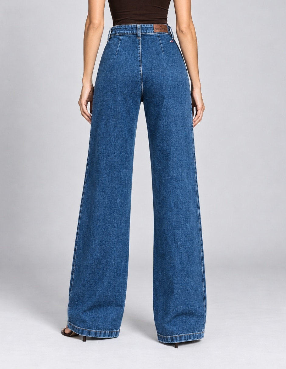 Jeans wide leg para mujer 2