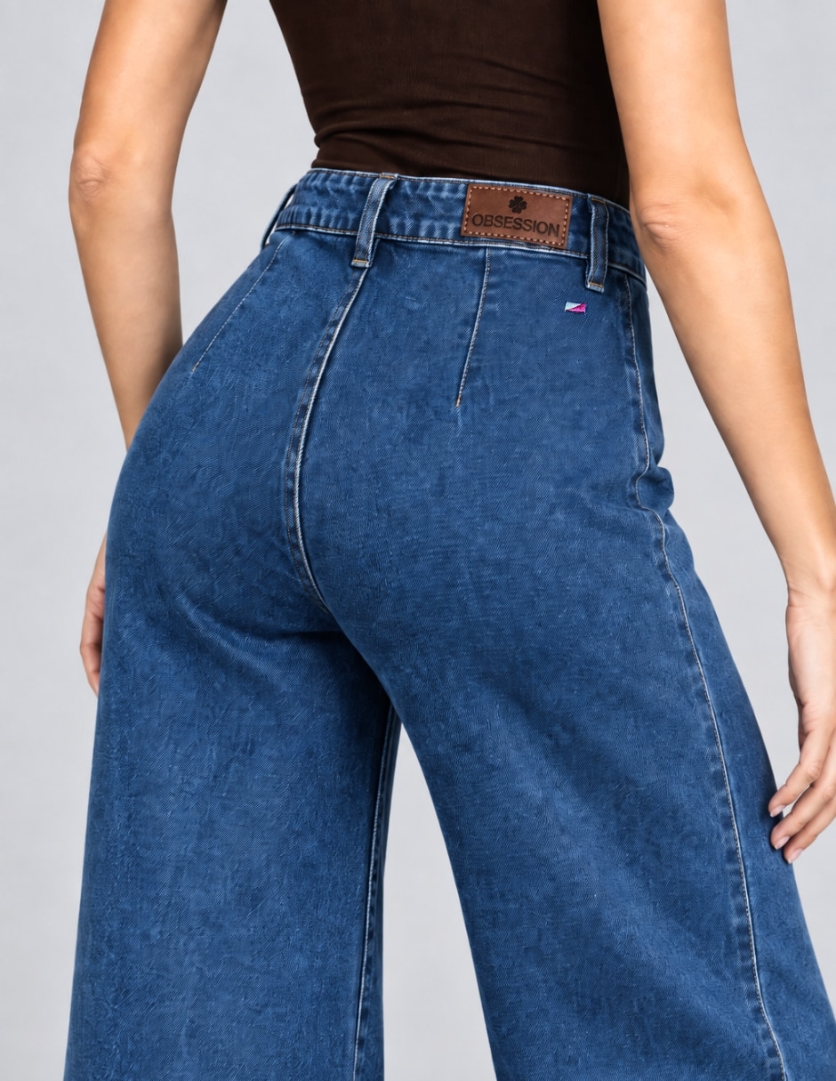 Jeans wide leg para mujer 4