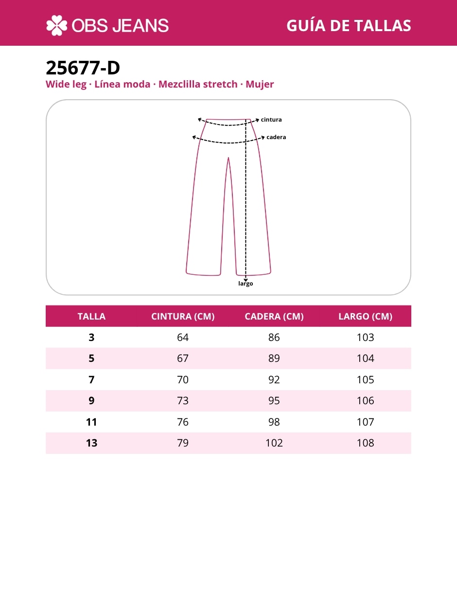 Jeans wide leg para mujer 5