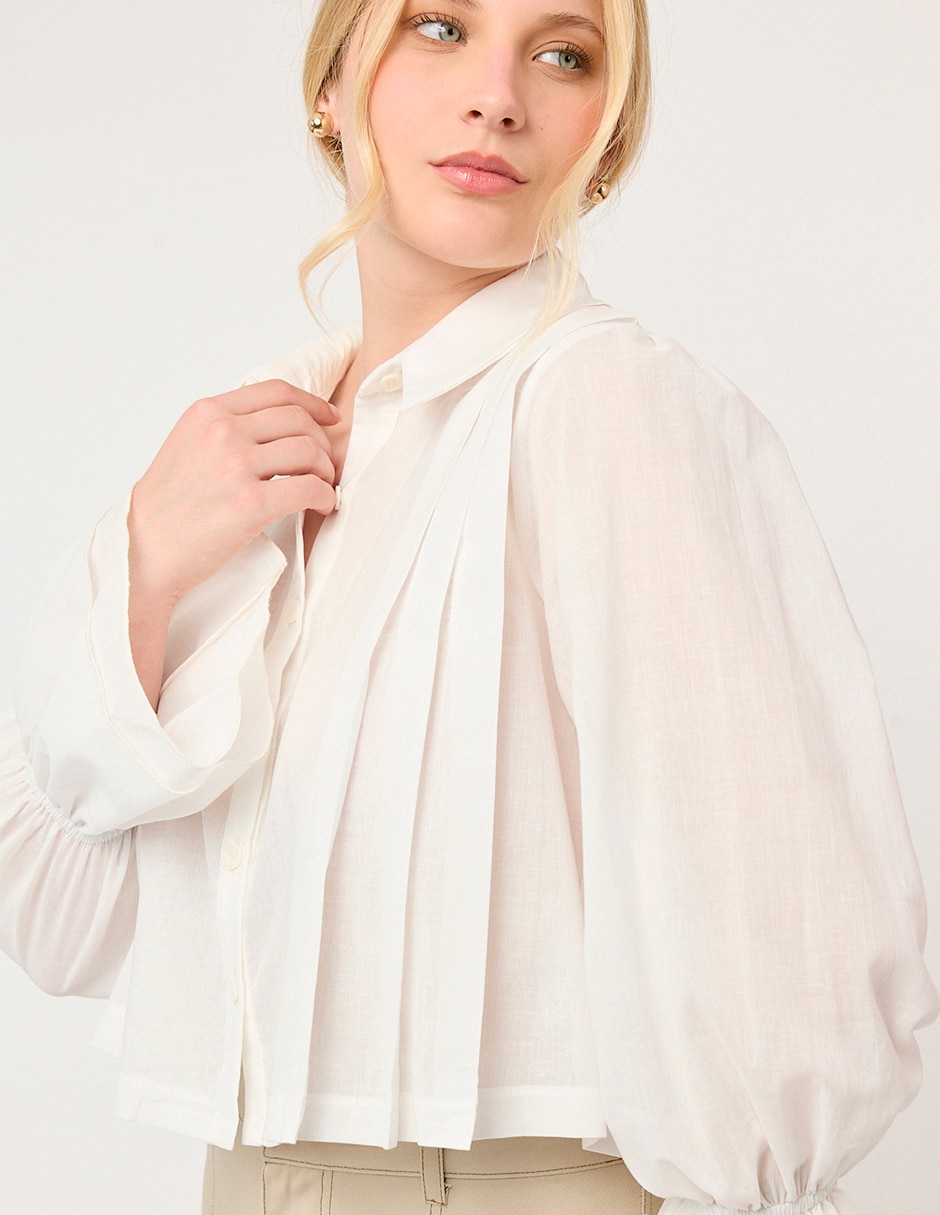 Blusa camisera new manga larga para mujer 8