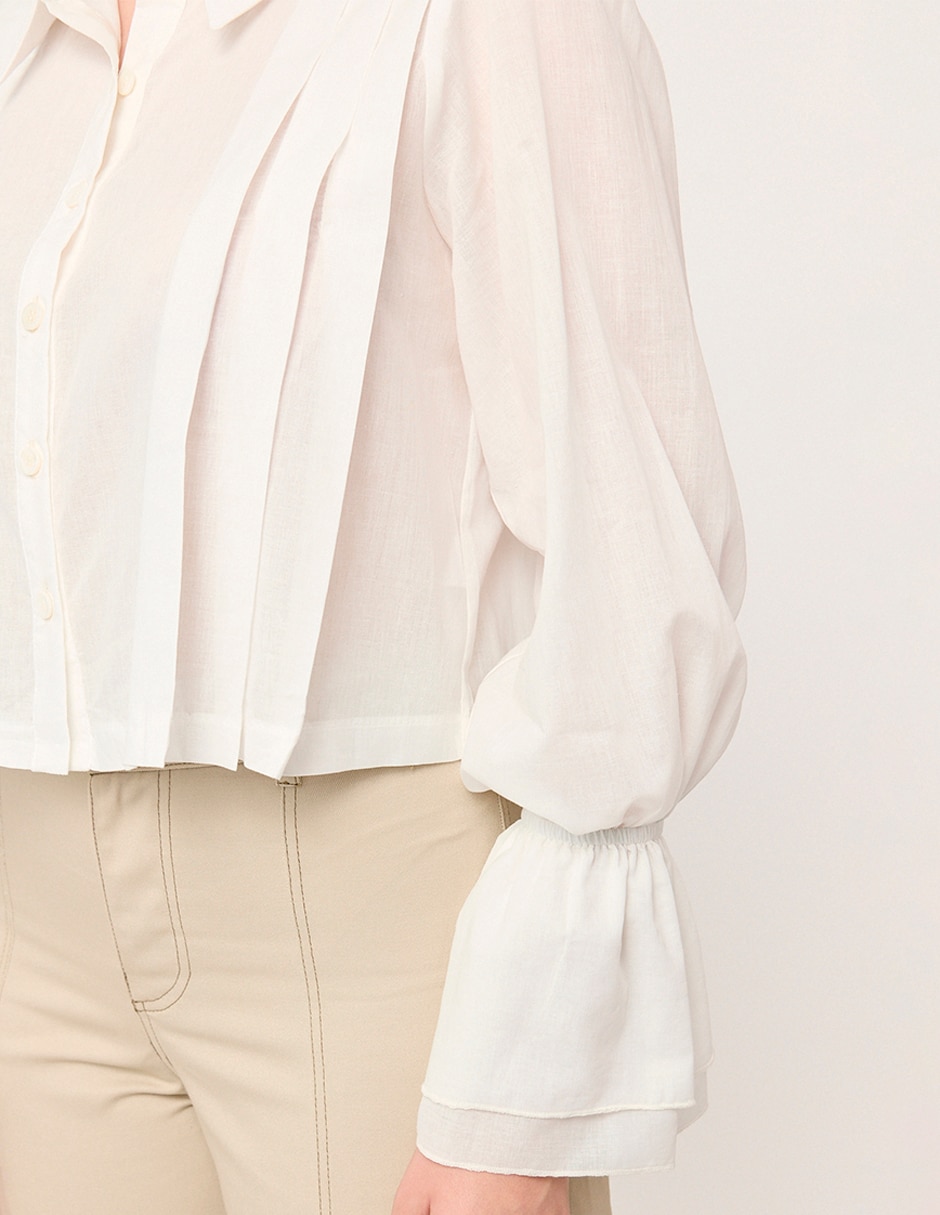 Blusa camisera new manga larga para mujer 9