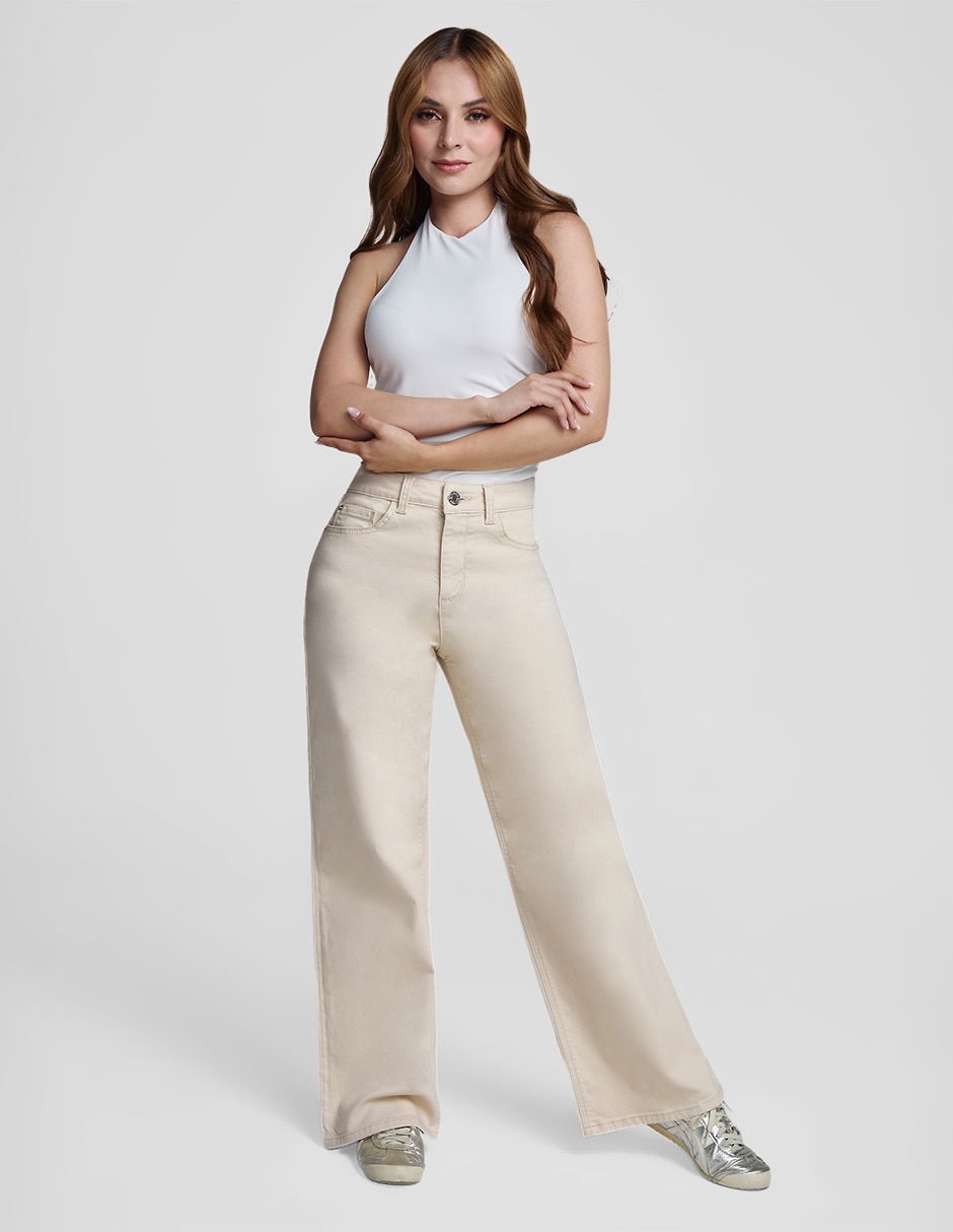 Jeans wide leg para mujer