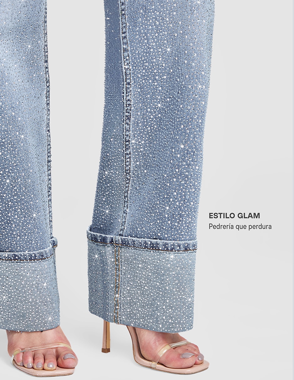 Jeans straight para mujer 6