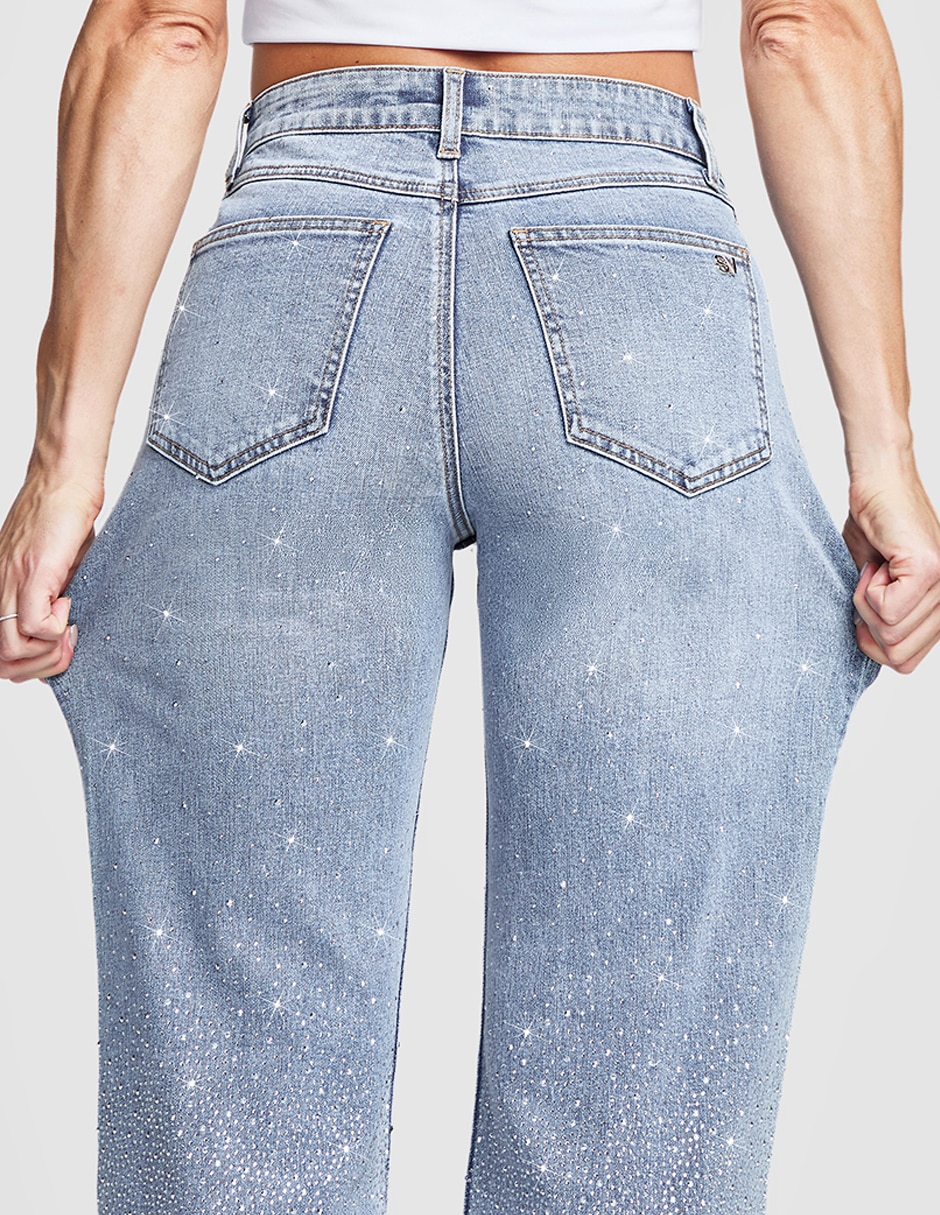 Jeans straight para mujer 7