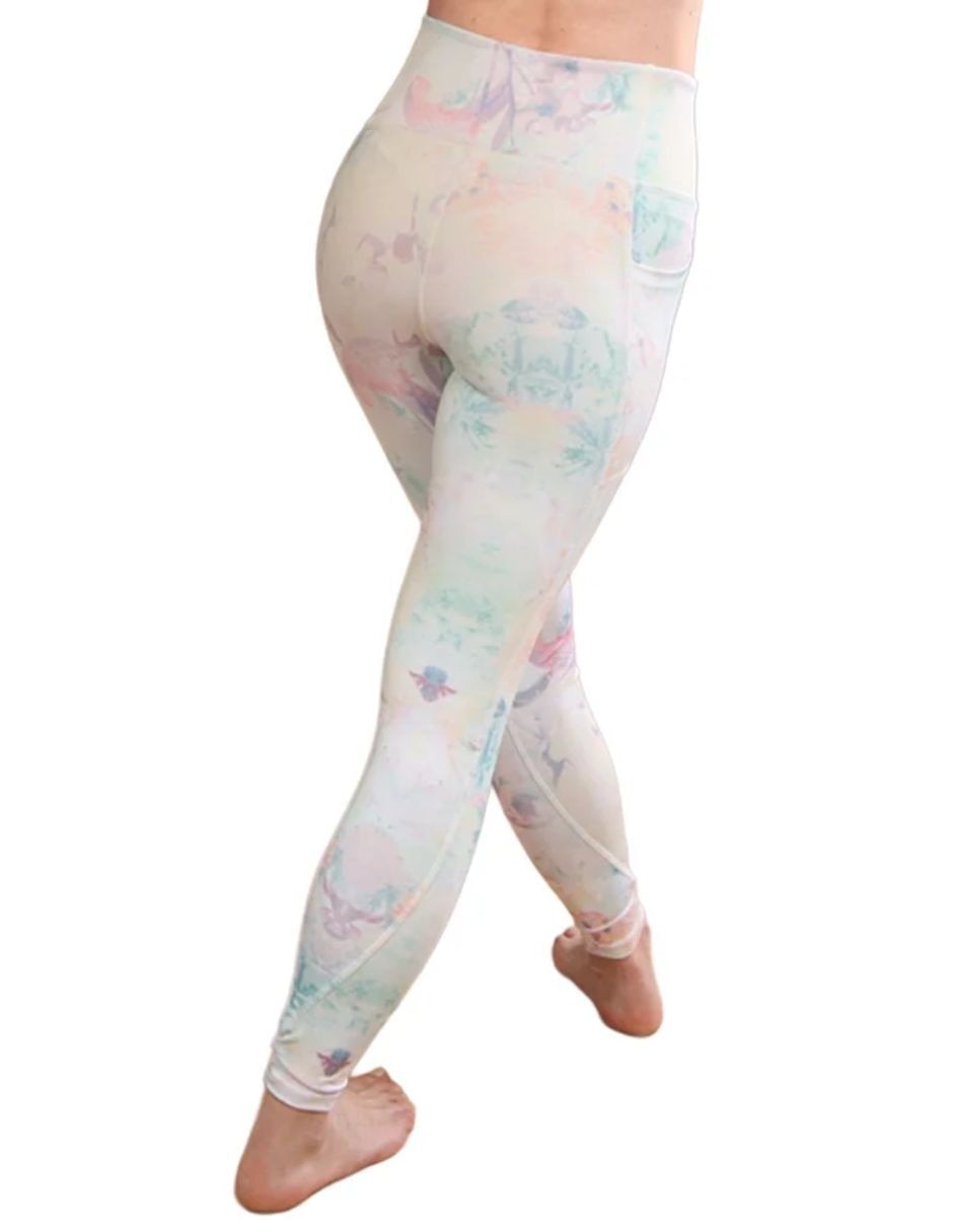 Legging cintura alta con elástico para mujer 2