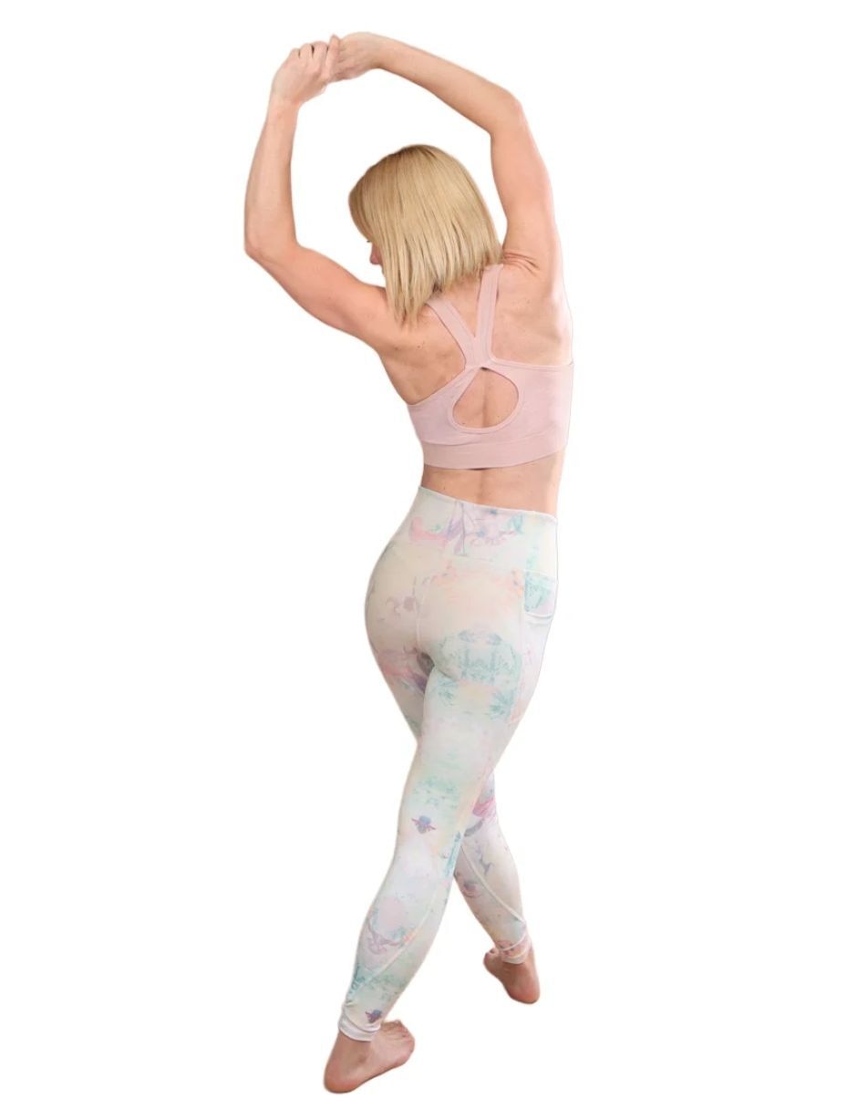 Legging cintura alta con elástico para mujer 4