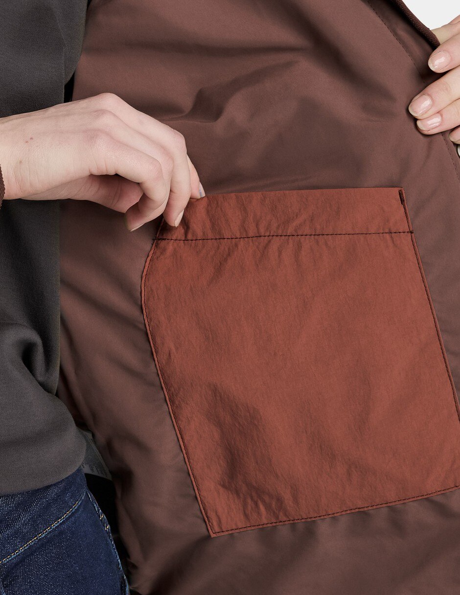 Chamarra Chamarra acolchada repelente al agua para mujer Café TBC0YH4SAIM Sí de Nylon para mujer 3