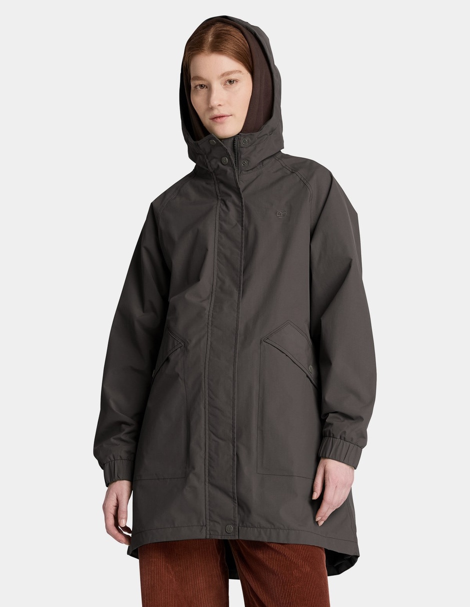 Chamarra Parka impermeable para mujer Negro TBC0YH4YCN1 Sí de Nylon para mujer