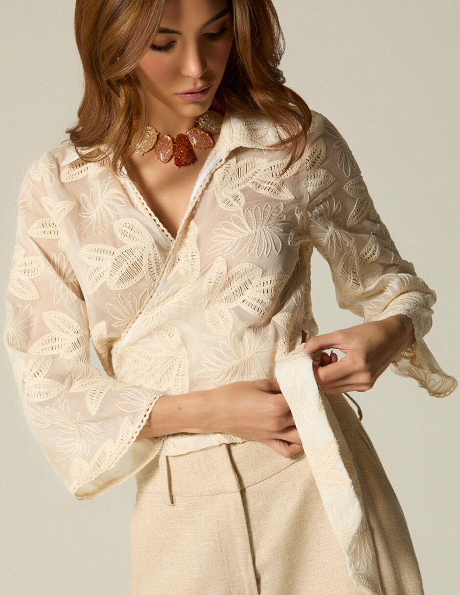 Blusa Cabo Mallorca manga 3/4 para mujer 2