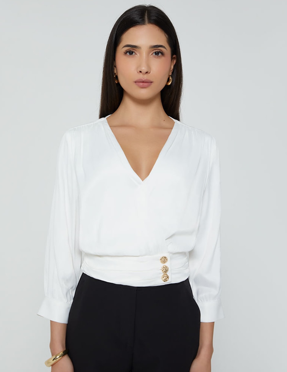 Blusa Sin familia o colección manga Larga para mujer