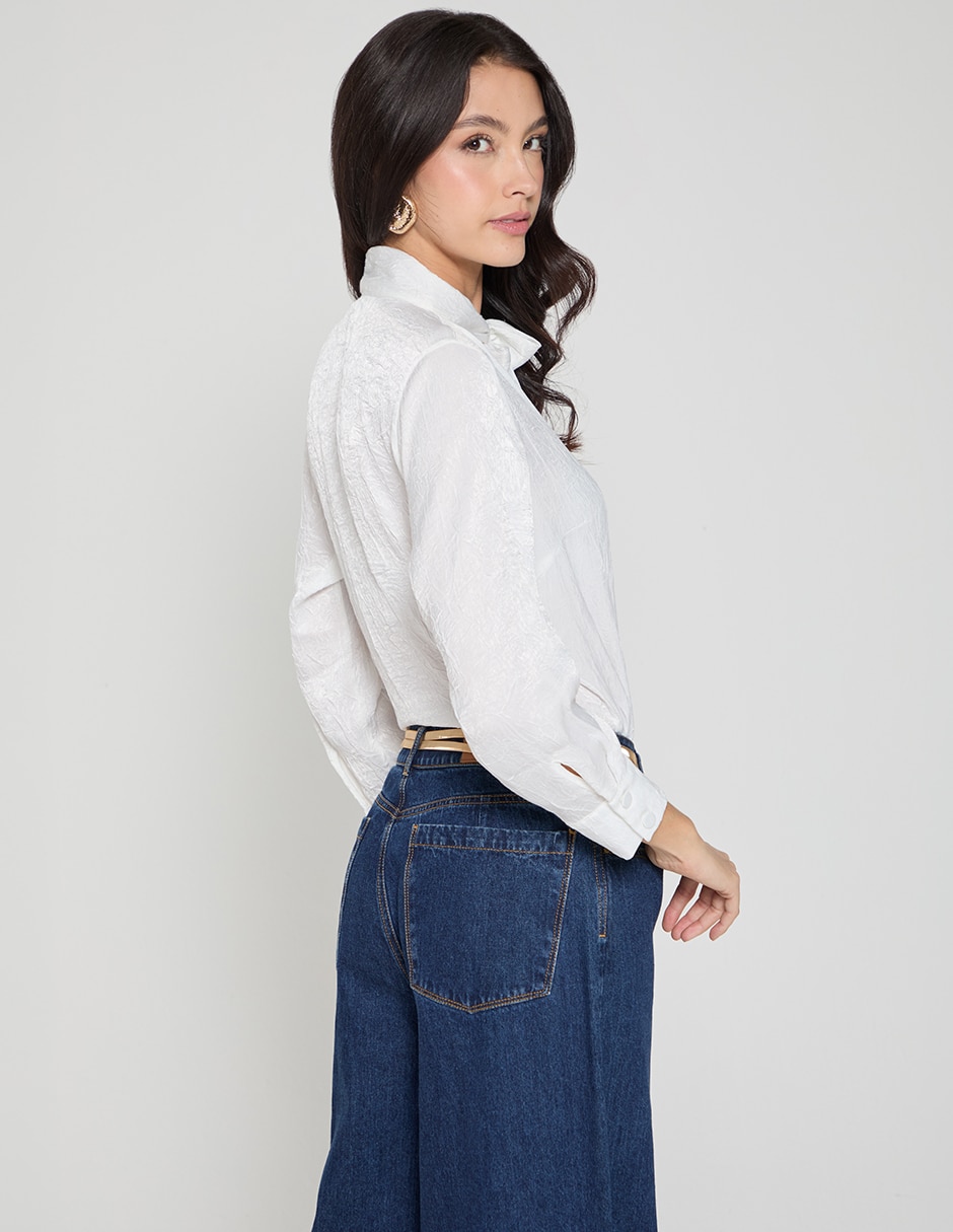 Blusa Sin familia o colección manga 3/4 para mujer 4