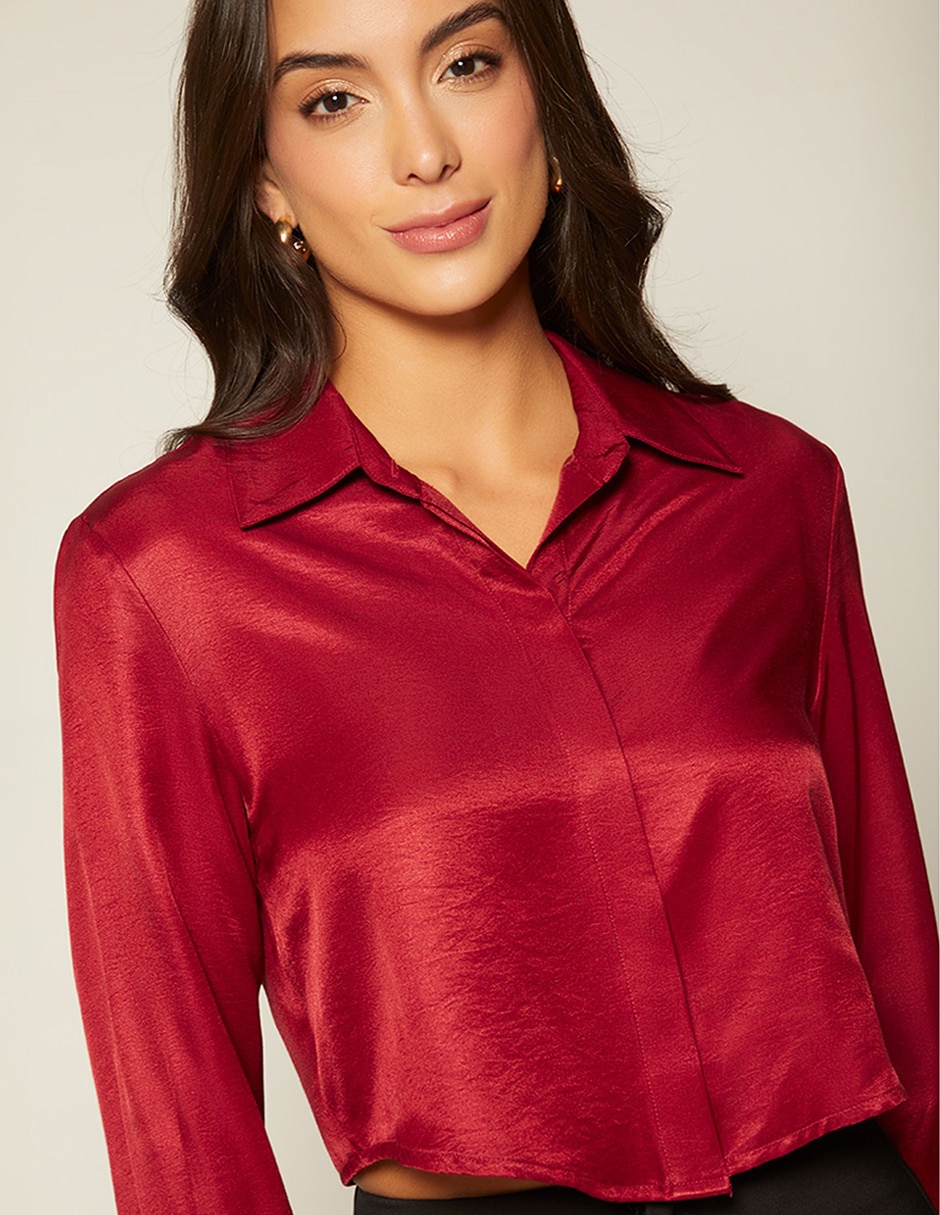 Blusa camisera Sin familia o colección manga Larga para mujer Blusa camisera Sin familia o colección manga Larga para mujer