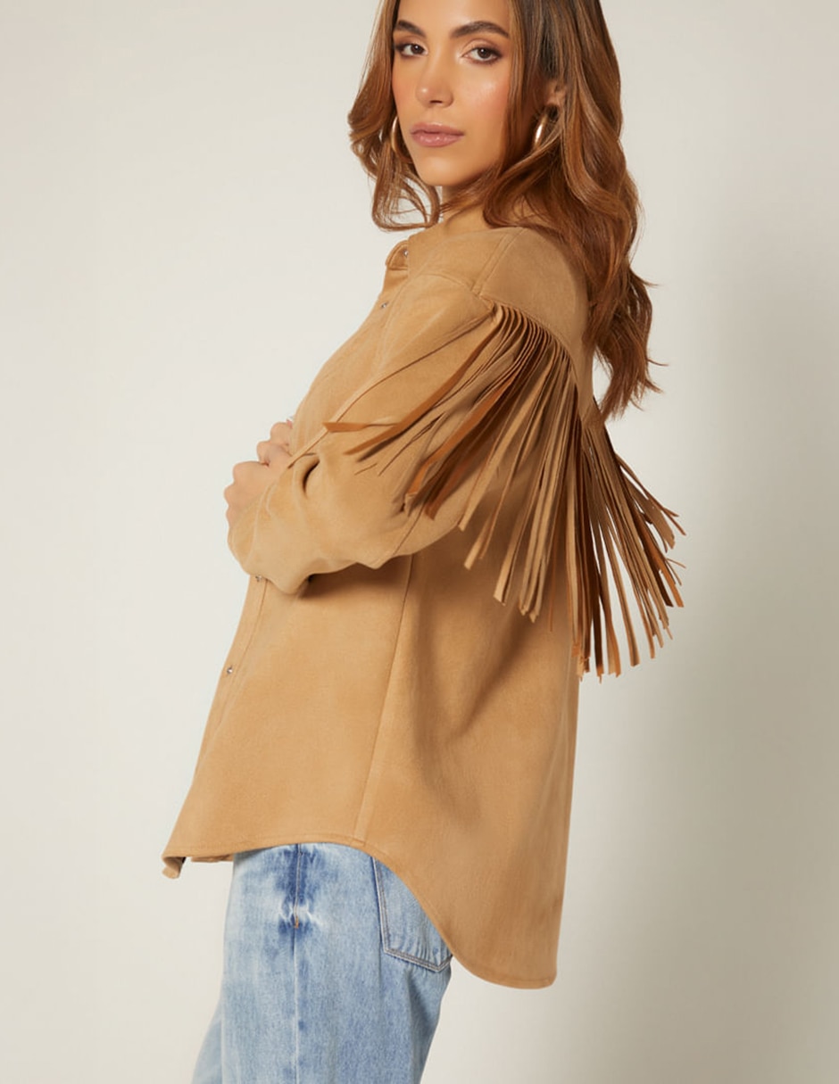Blusa camisera Sin familia o colección manga Larga para mujer 4