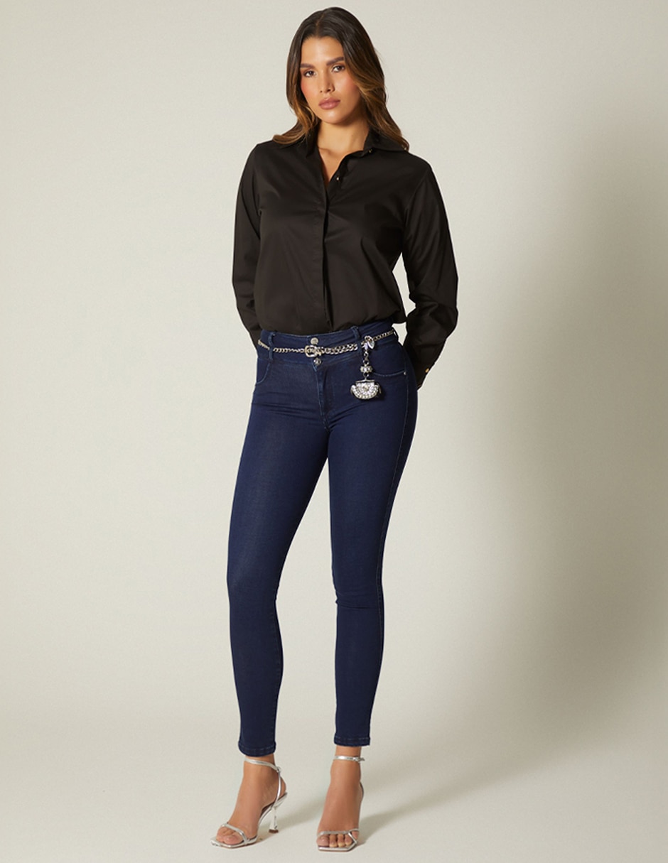 Blusa camisera Sin familia o colección manga Larga para mujer 3